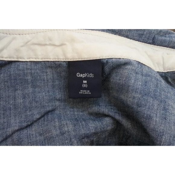 GAP KIDS chambray shirt size M/8 - Picture 9 of 10